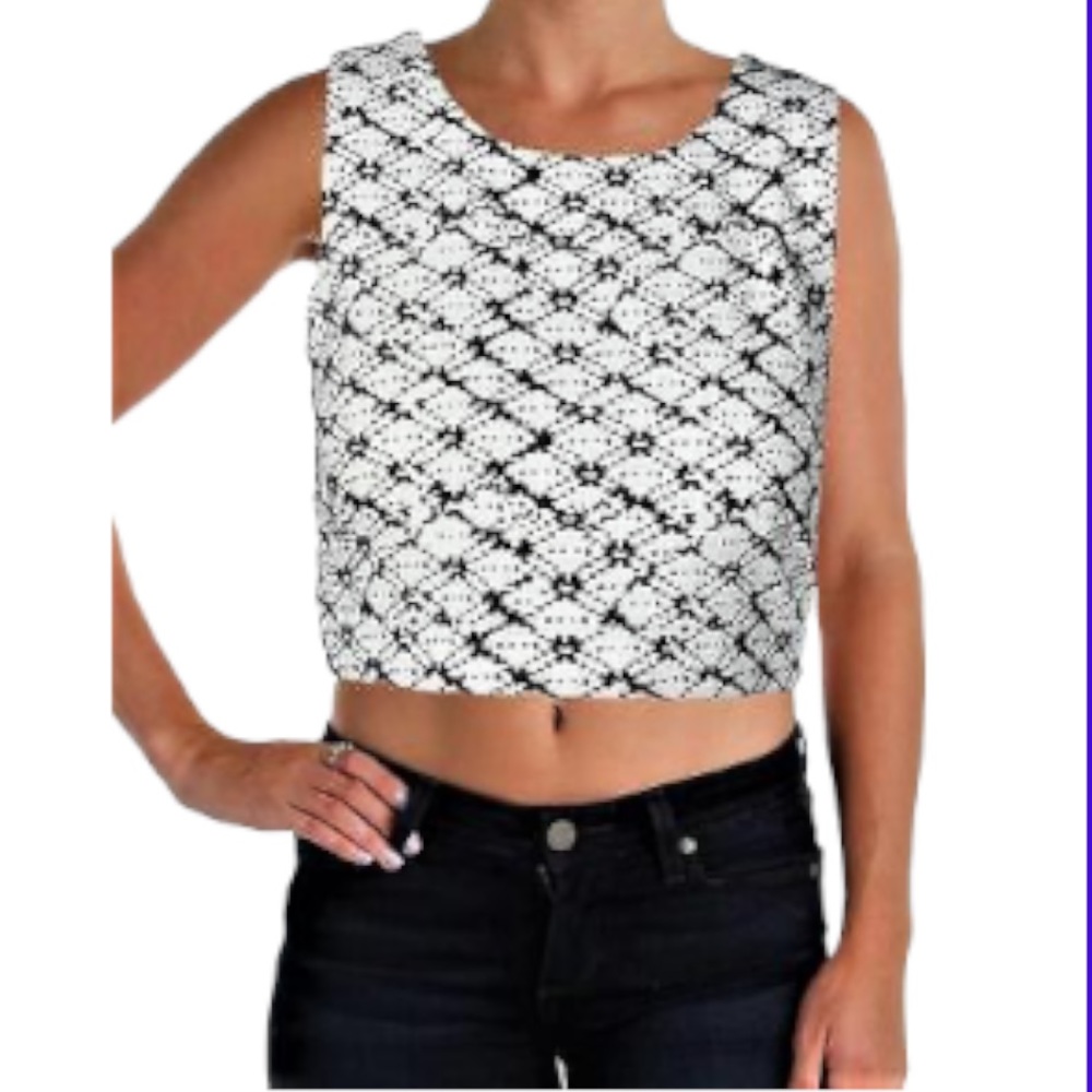 Lord & Taylor Design Lab Abstract Design Pattern Shirt, Size M